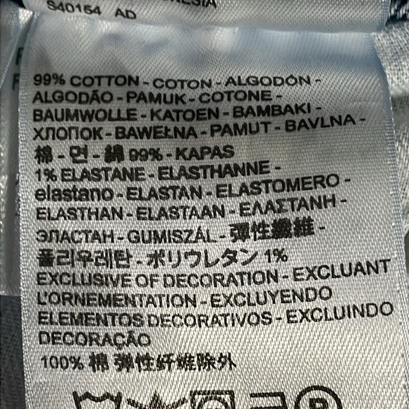 Levi’s 505 Tag Size 34 x 33 Blue Jeans Five Pocket Zip Fly Straight Leg Mid Rise - Picture 12 of 13